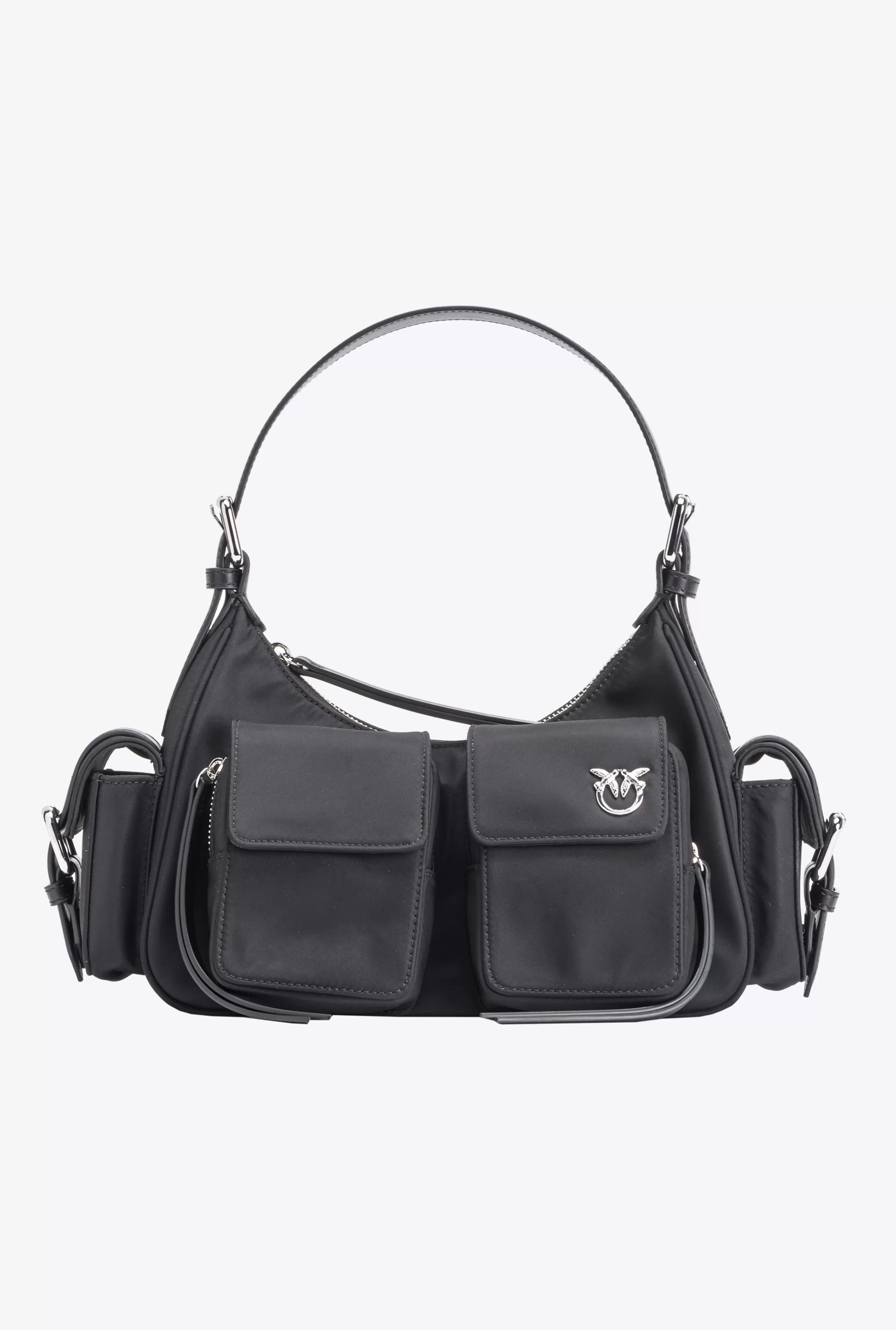 PINKO Torebki do Ręki | Torebki na Ramię-Cargo Bag Z Technicznej Tkaniny Z Recyklingu