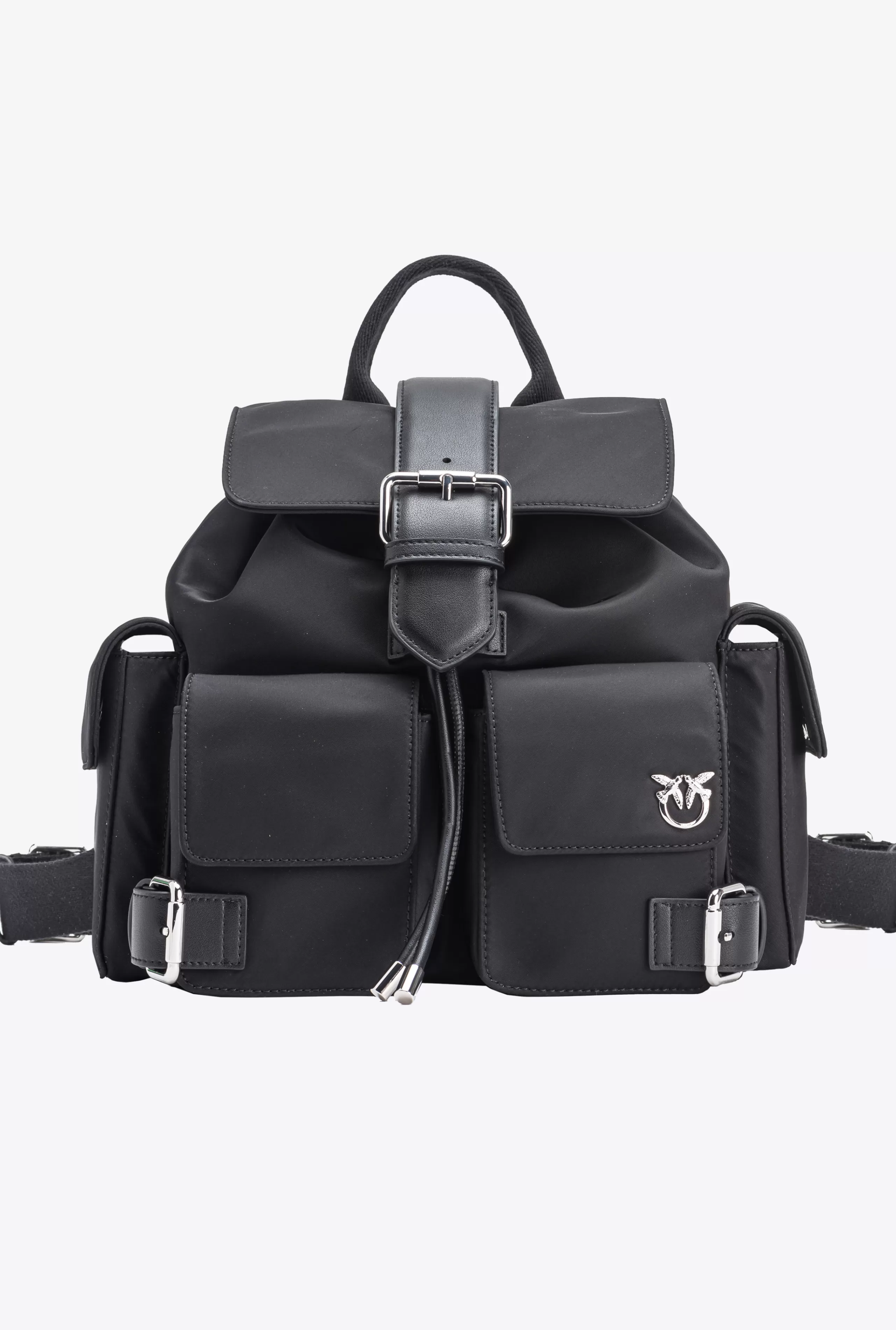 PINKO Plecaki-Plecak Multipocket Z Tkaniny Z Recyklingu