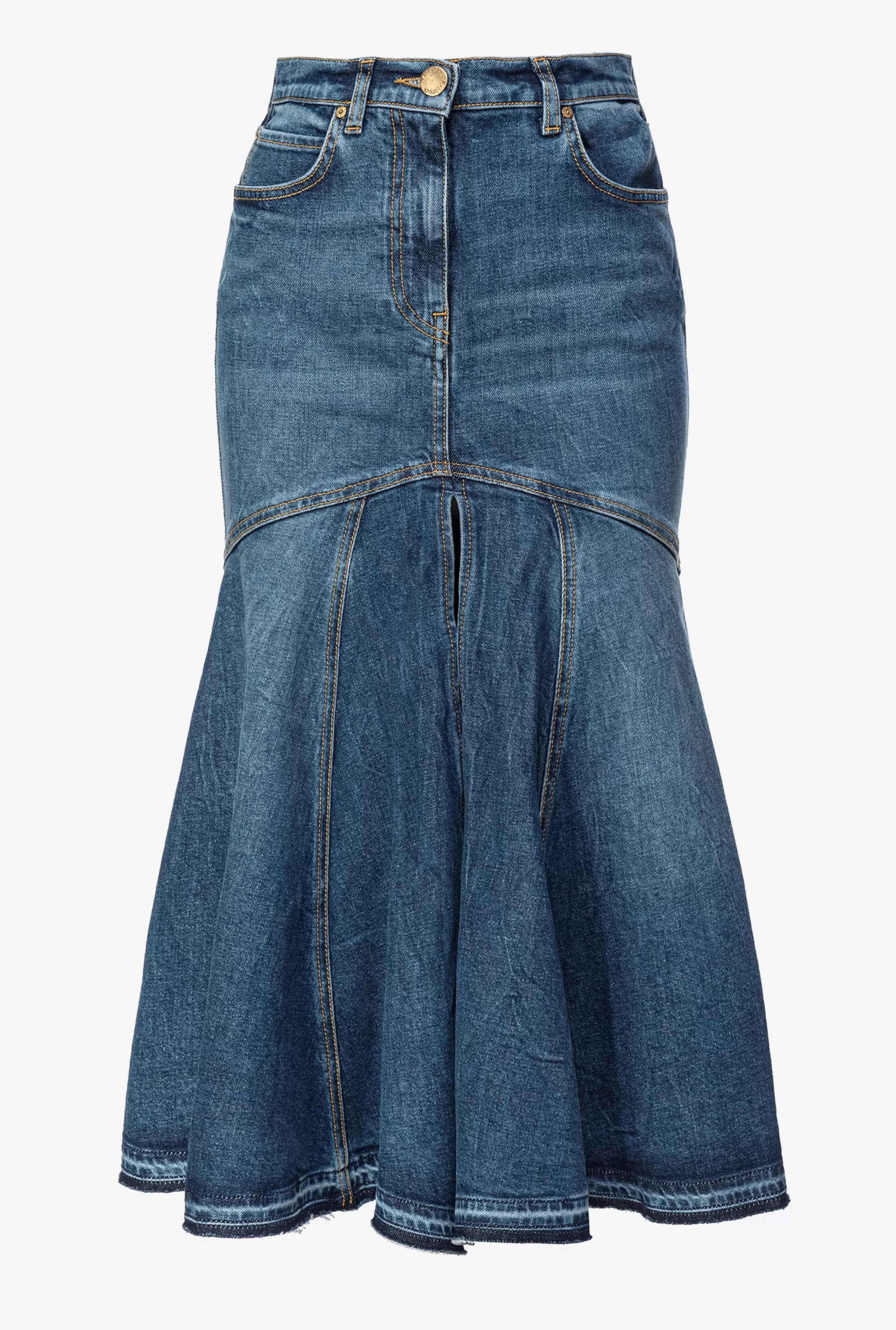 PINKO Spódnice | DŻINSY-Spódnica Midi Z Denimu Vintage