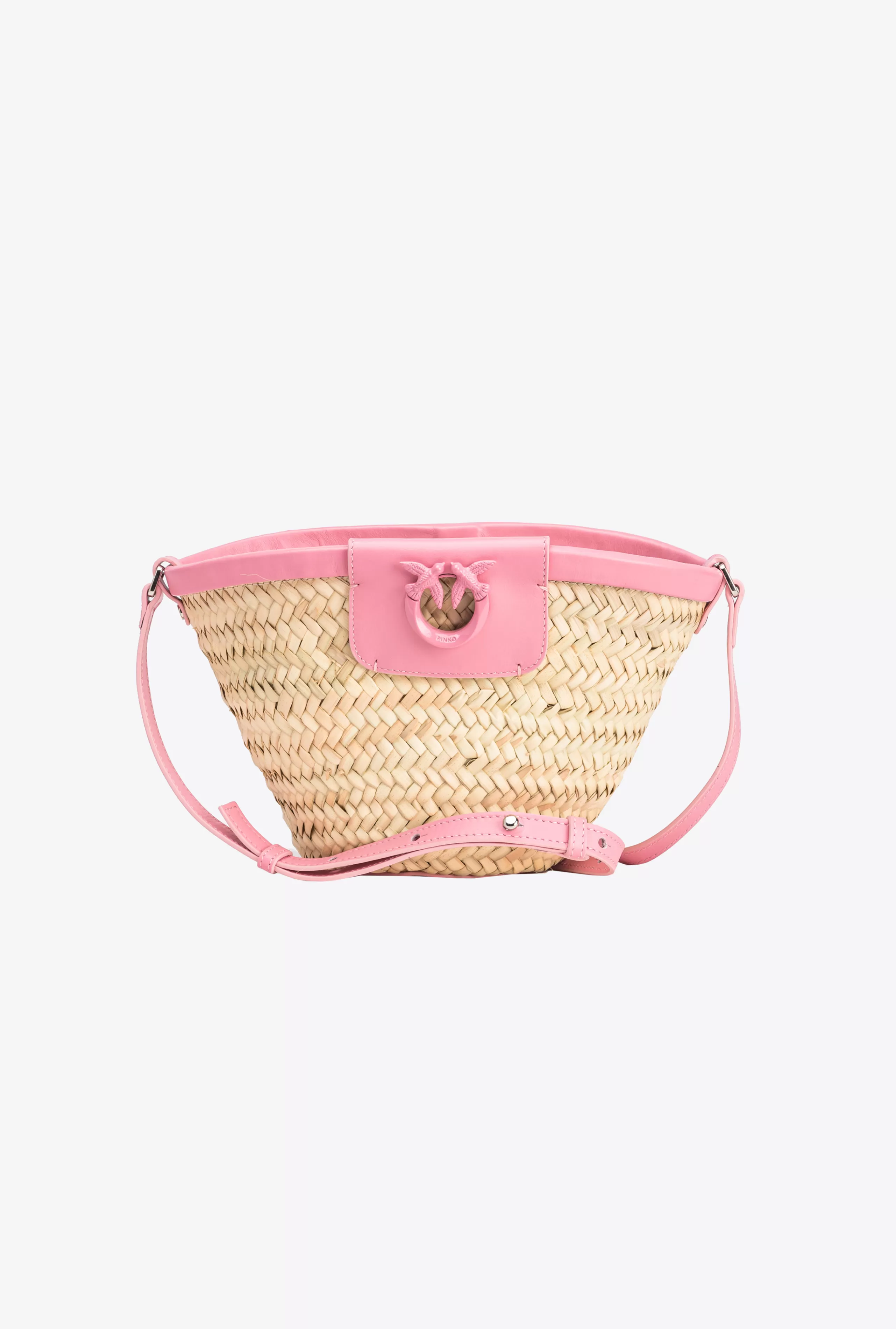 PINKO Torebki do Ręki | Torebki przewieszane przez ramię-Torebka Love Summer Worek Z Rafii
